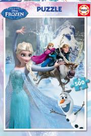Puzzle 500 Kraina lodu. Wydawca: Educa Borras. Dadada.pl Opakowanie Puzzle 500 Kraina lodu
