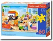 Opakowanie Puzzle 60 elementów Funny Construcion Site