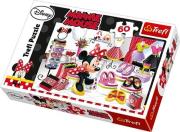 Okładka książki Puzzle 60 Minnie Mouse. Zakupowe szaleństwo TREFL