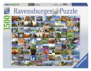 Opakowanie Puzzle 99 pięknych miejsc na Ziemi 1500