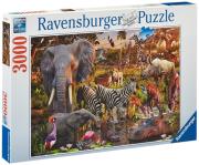 Opakowanie Puzzle Afrykańskie zwierzęta 3000
