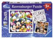 Opakowanie Puzzle Klasyczny Disney 3x49