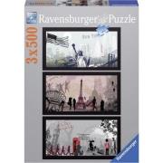 Opakowanie Puzzle Trzy miasta 3X500