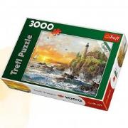 Opakowanie Puzzle Zachód nad skalistym wybrzeżem 3000