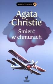 Śmierć w chmurach. Autor: Agatha Christie. Dadada.pl Okładka książki Śmierć w chmurach