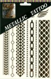 Opakowanie Tatuaże Metaliczne duże MIX STnux