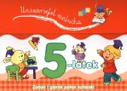 Teczka 5-latka. Uniwersytet malucha. Autor: Anna Wiśniewska (red.). Dadada.pl Okładka książki Teczka 5-latka. Uniwersytet malucha