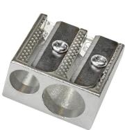 Opakowanie Temperówka metalowa podwójna 12 sztuk