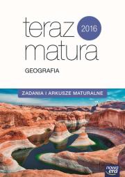 Teraz matura. Geografia. Zadania i arkusze... 2016. Autor: Violetta Feliniak. Dadada.pl Okładka książki Teraz matura. Geografia. Zadania i arkusze... 2016