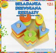 Opakowanie Układanka drewniana Kształty