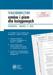 Okładka książki Vademecum umów i pism dla księgowych