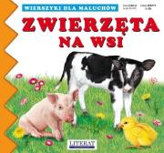 Wierszyki Zwierzęta na wsi. Autor: JOANNA PARUSZEWSKA,KATARZYNA STOCKA. Dadada.pl Okładka książki Wierszyki Zwierzęta na wsi