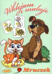 Okładka książki Wklejam i maluję - Mruczek