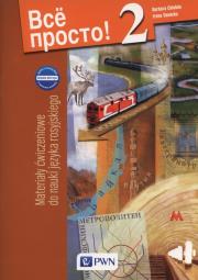 Wsio prosto! 2 Materiały ćwiczeniowe PWN. Autor: Barbara Chlebda, Danecka Irena. Dadada.pl Okładka książki Wsio prosto! 2 Materiały ćwiczeniowe PWN