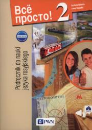 Wsio prosto! 2 Podr. CD 2015 PWN. Autor: Barbara Chlebda, Danecka Irena. Dadada.pl Okładka książki Wsio prosto! 2 Podr. CD 2015 PWN