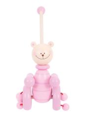 Opakowanie Zabawki do pchania - Różowy miś