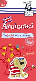 Okładka książki Zagadki obrazkowe Angielski 3-5 lat