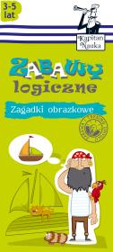 Zagadki obrazkowe Zabawy logiczne 3-5 lat. Autor: Trepczyńska Magdalena. Dadada.pl Okładka książki Zagadki obrazkowe Zabawy logiczne 3-5 lat
