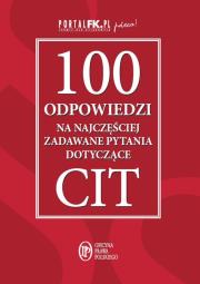 Okładka książki 100 odpowiedzi na najczęściej zadawane pytania CIT