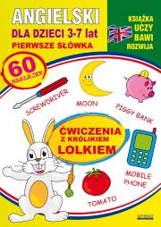 Angielski dla dzieci 3-7 lat Pierwsze słówka. Autor: Piechocka-Empel Katarzyna. Dadada.pl Okładka książki Angielski dla dzieci 3-7 lat Pierwsze słówka