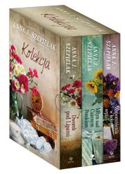 Anna J. Szepielak. Kolekcja. Dworek pod Lipami, Młyn nad Czarnym Potokiem, Wspomnienia w kolorze sepii. Autor: Szepielak Anna J.. Dadada.pl Okładka książki Anna J. Szepielak. Kolekcja. Dworek pod Lipami, Młyn nad Czarnym Potokiem, Wspomnienia w kolorze sepii