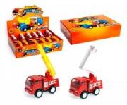 Opakowanie Auto plastikowe straż pożarna 12cm