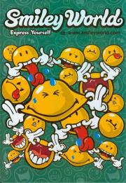 Opakowanie Brulion A4 w kratkę 96 kartek Smiley World ciemna zieleń