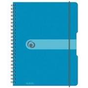 Opakowanie Brulion na spirali A4/80K kratka PP nieb. tr(2szt)