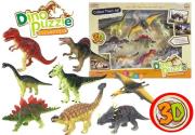Opakowanie Dinozury Do Składania 3D Pterodaktyl Tyranosaur
