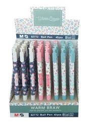 Opakowanie Długopis M&G Warm Braw ABP82772 display 40 sztuk mix