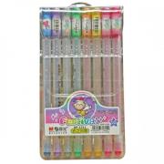 Opakowanie Długopisy żelowe brokatowe M&G 8 kolorów