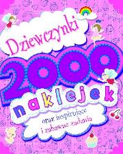 Okładka książki Dziewczynki. 2000 naklejek