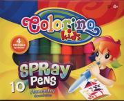 Flamastry dmuchane Colorino 10 kolorów. Wydawca: Patio. Dadada.pl Opakowanie Flamastry dmuchane Colorino 10 kolorów