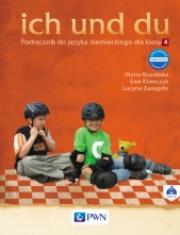 ich und du 4 Podręcznik z płytą CD. Autor: Kozubska Marta, Zastąpiło Lucyna. Dadada.pl Okładka książki ich und du 4 Podręcznik z płytą CD