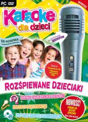 Karaoke Dla Dzieci Rozśpiewane Dzieciaki z mikrofonem (PC-DVD). Wydawca: L.K. Avalon. Dadada.pl Opakowanie Karaoke Dla Dzieci Rozśpiewane Dzieciaki z mikrofonem (PC-DVD)