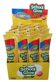 Opakowanie Klej szkolny roślinny w tubie 50g display 16 sztuk