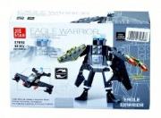 Opakowanie Klocki konstrukcyjne robot-samolot 88el