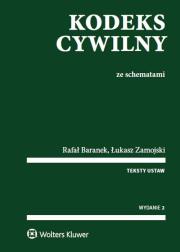 Kodeks cywilny. Autor: Baranek Rafał, Zamojski Łukasz. Dadada.pl Okładka książki Kodeks cywilny