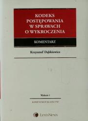 Okładka książki Kodeks postępowania w sprawach o wykroczenia Komentarz