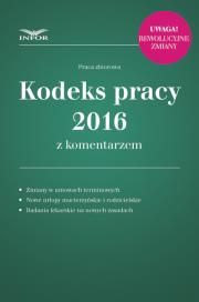 Opakowanie Kodeks pracy 2016 z komentarzem