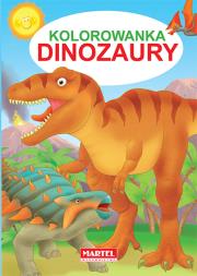 Kolorowanka Dinozaury. Autor: Jarosław Żukowski. Dadada.pl Okładka książki Kolorowanka Dinozaury