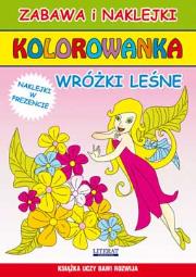 Kolorowanka - Wróżki leśne 2015. Autor: Kondracka Kornelia. Dadada.pl Okładka książki Kolorowanka - Wróżki leśne 2015