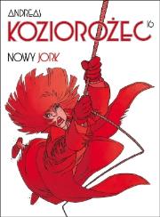 Koziorożec T.16 Nowy Jork. Autor: Andreas. Dadada.pl Okładka książki Koziorożec T.16 Nowy Jork