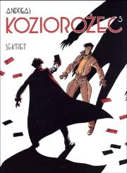 Koziorożec T.5 Sekret. Autor: Anders. Dadada.pl Okładka książki Koziorożec T.5 Sekret