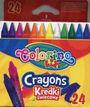 Opakowanie Kredki świecowe Colorino 24 kolorów