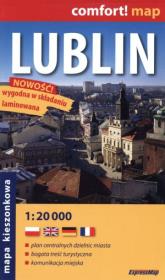 Okładka książki Lublin 1:20 000 kieszonkowy plan miasta