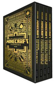 Minecraft. Zestaw kolekcjonerski. Poradniki. Autor: Mojang. Dadada.pl Okładka książki Minecraft. Zestaw kolekcjonerski. Poradniki
