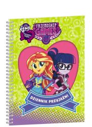 Okładka książki My Little Pony. Equestria girls. Dziennik przyjaźni.