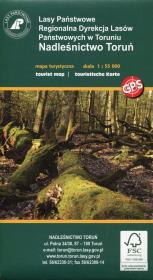 Opakowanie Nadleśnictwo Toruń Rowerem i pieszo mapa turystyczna 1:55 000
