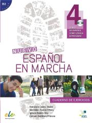 Nuevo Espanol en marcha 4 Ćwiczenia +CD. Autor: Castro Francisca. Dadada.pl Okładka książki Nuevo Espanol en marcha 4 Ćwiczenia +CD
